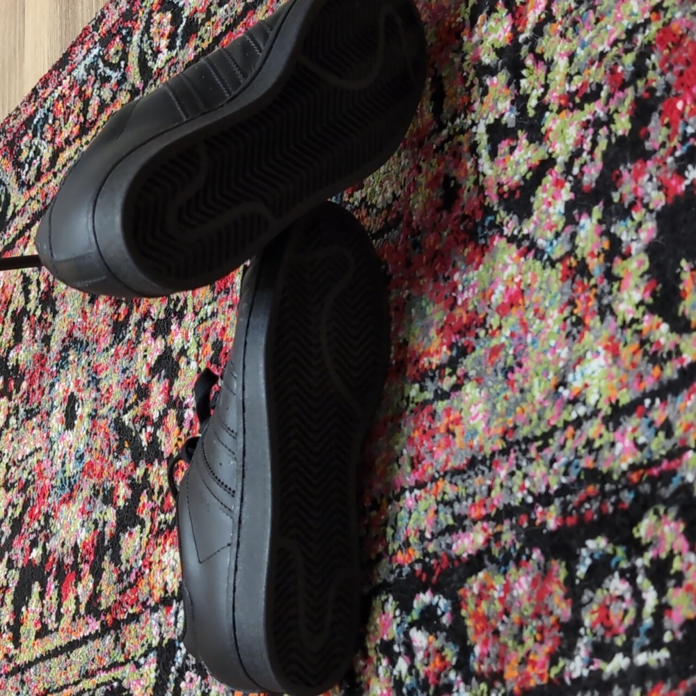 Adidas Superstar All Black Sneakers - Picture 2 of 2